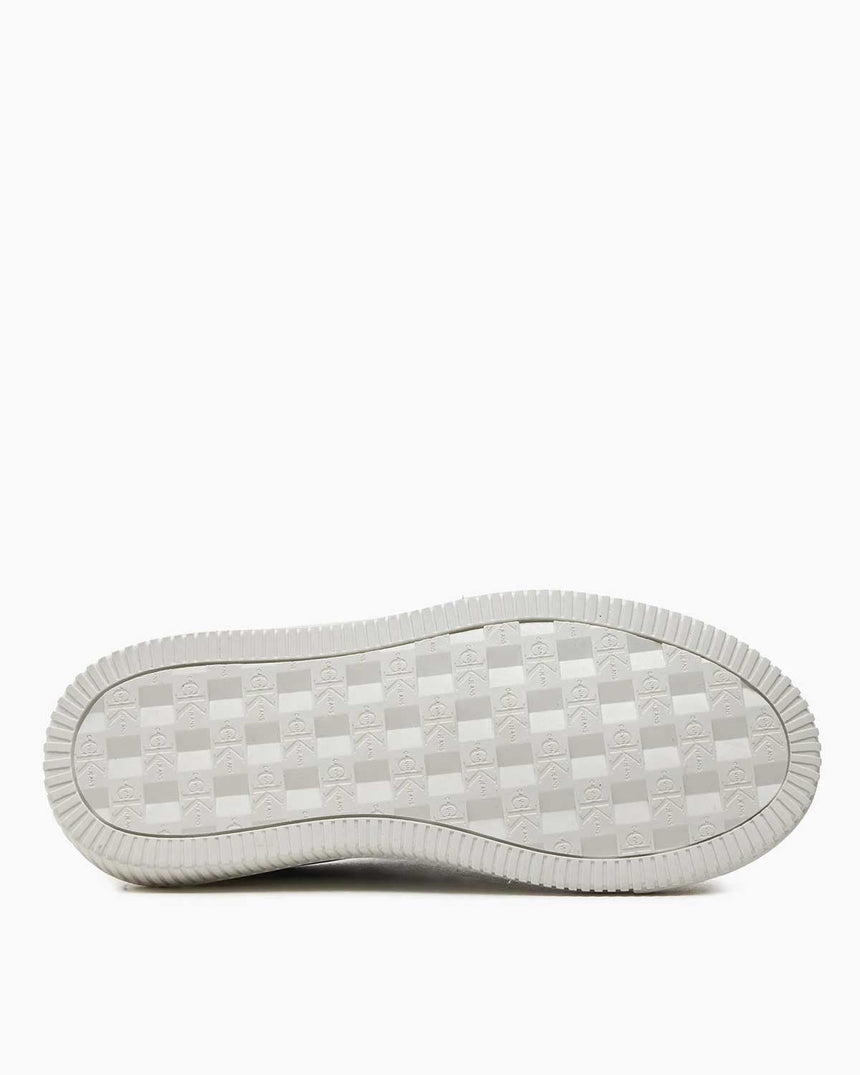 Calvin Klein Chunky Cupsole Laceup Lth Ml Mtl Kadın Sneaker Black/Eggshell
