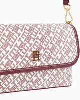 Tommy Hilfiger Monoplay Flap Çapraz Askılı Çanta Oxblood