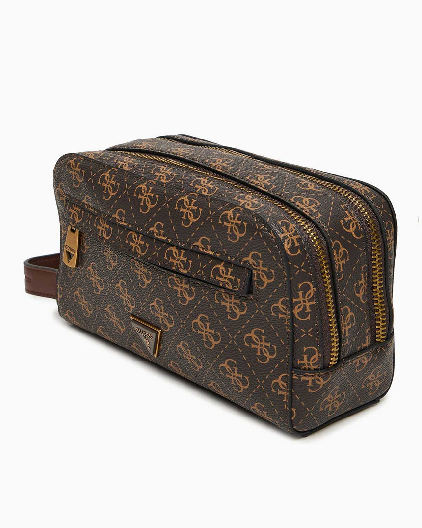 Guess Milano Erkek Makyaj Çantası Brown/Ochre