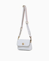 Us Polo Assn Mıknatıs Kapaklı Çapraz Askılı Çanta Beyaz