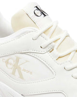 Calvin Klein Retro Tennis Low Lace Mix Kadın Sneaker Creamy White/White/Whisper Pink