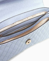 Guess Betula Convertible Flap Zincir Detaylı Parlak Omuz Çantası Stormy Blue