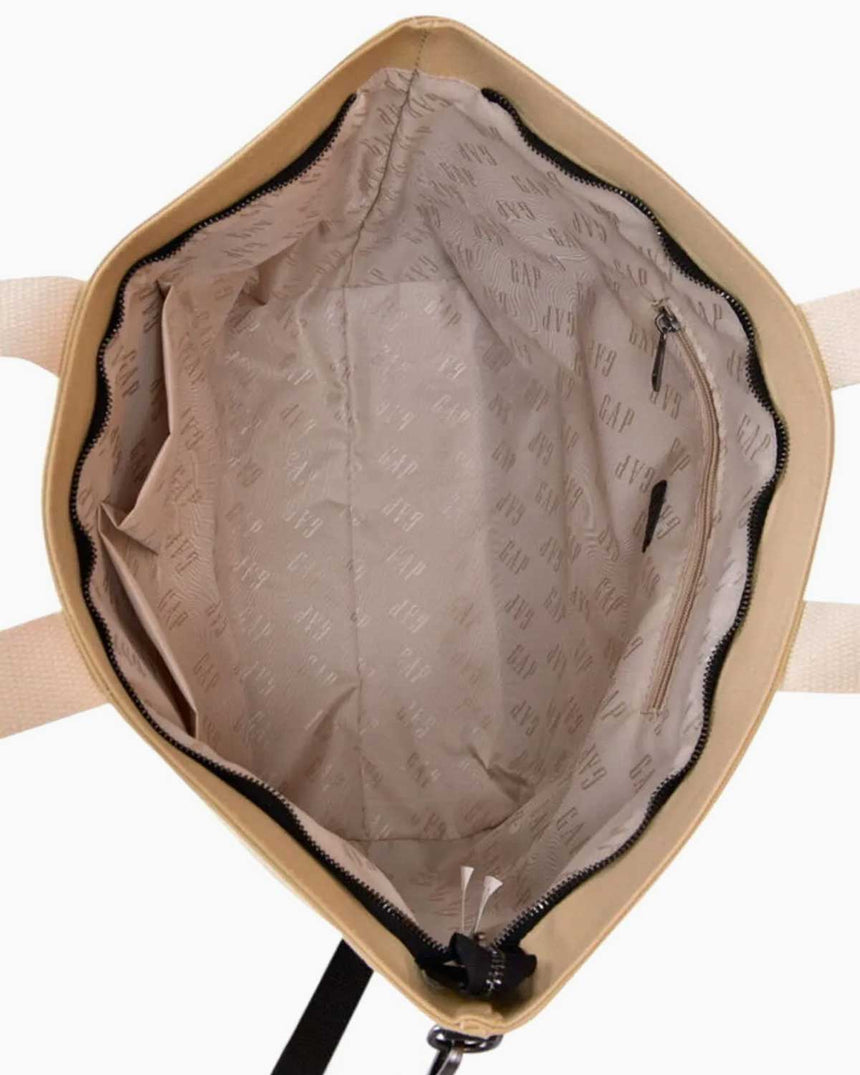 Gap Kanvas Kumaş Omuz Çantası Bej