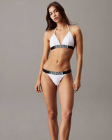 Calvin Klein Triangle Swim Tops Bikini Üstü Brilliant White