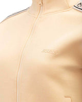 Guess Britney Logo Şeritli Fermuarlı Sweatshirt