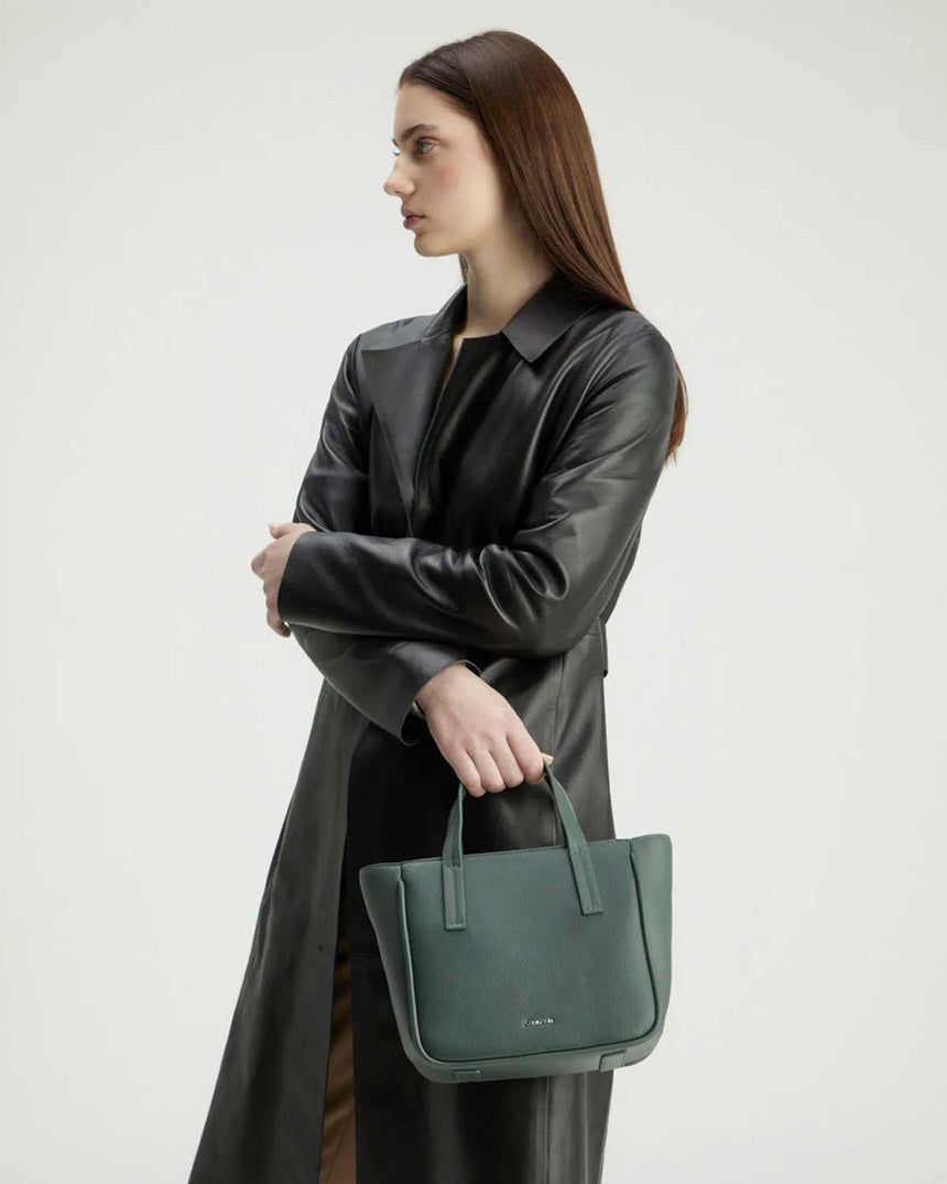 Calvin Klein Refine Mini Tote El Çantası Palm Green