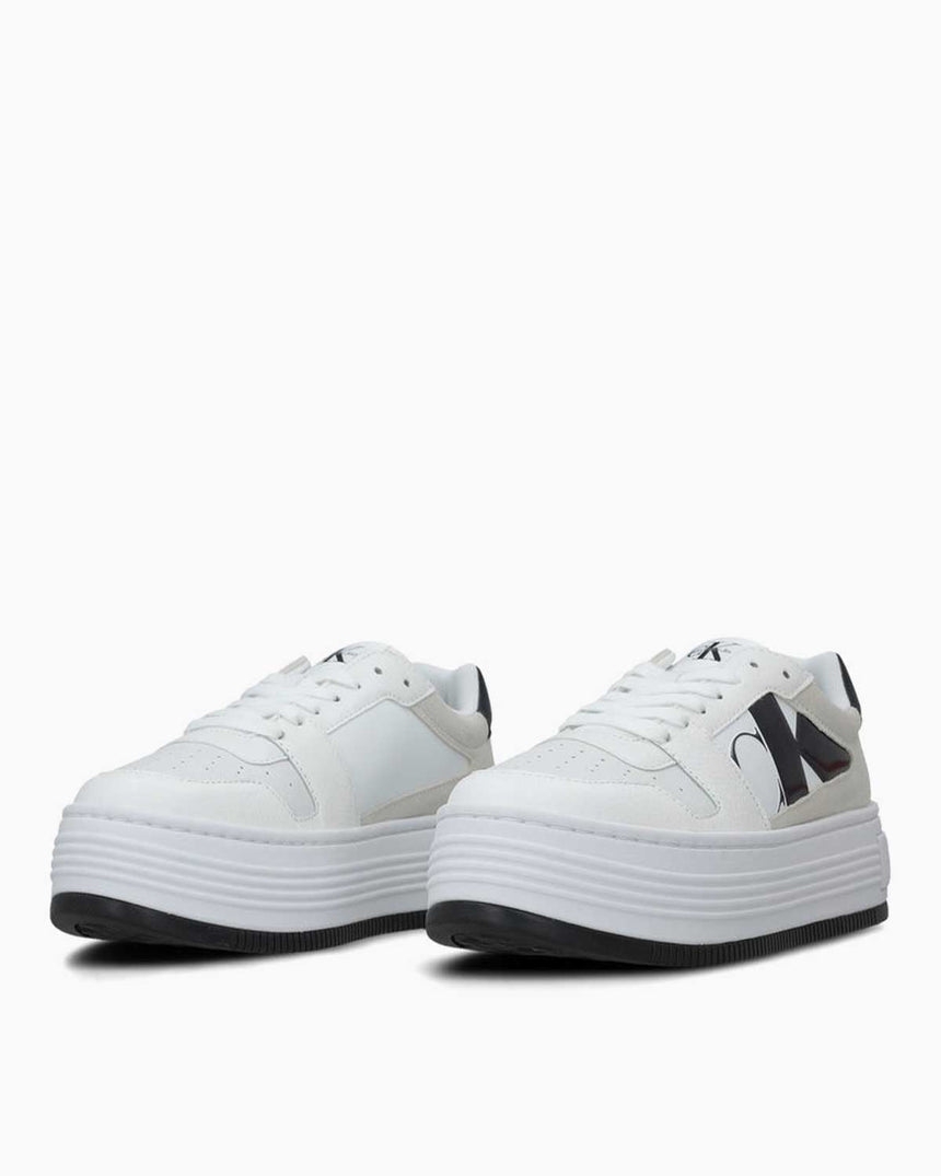 Calvin Klein Bold Platf Low Lace Kadın Sneaker Bright White/Black