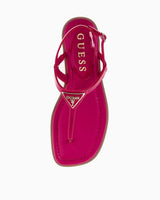 Guess Rainey4 Rugan Parmak Arası Sandalet Magenta