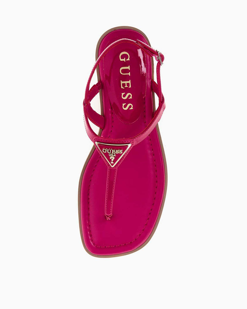 Guess Rainey4 Rugan Parmak Arası Sandalet Magenta