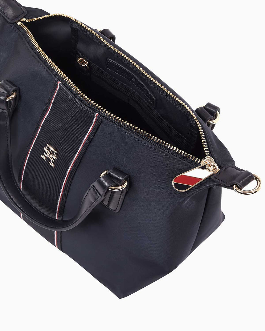 Tommy Hilfiger Poppy Small Tote Corp El Çantası Space Blue Corp