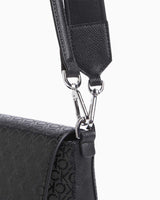Calvin Klein Must Convertible Shoulder Bag Mono Omuz Çantası Classic Mono Black