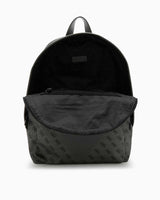 Guess Milano Monogram Baskılı Sırt Çantası Gunmetal