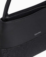 Calvin Klein Mix Media Convertible Bag Mono Omuz Çantası CK Black