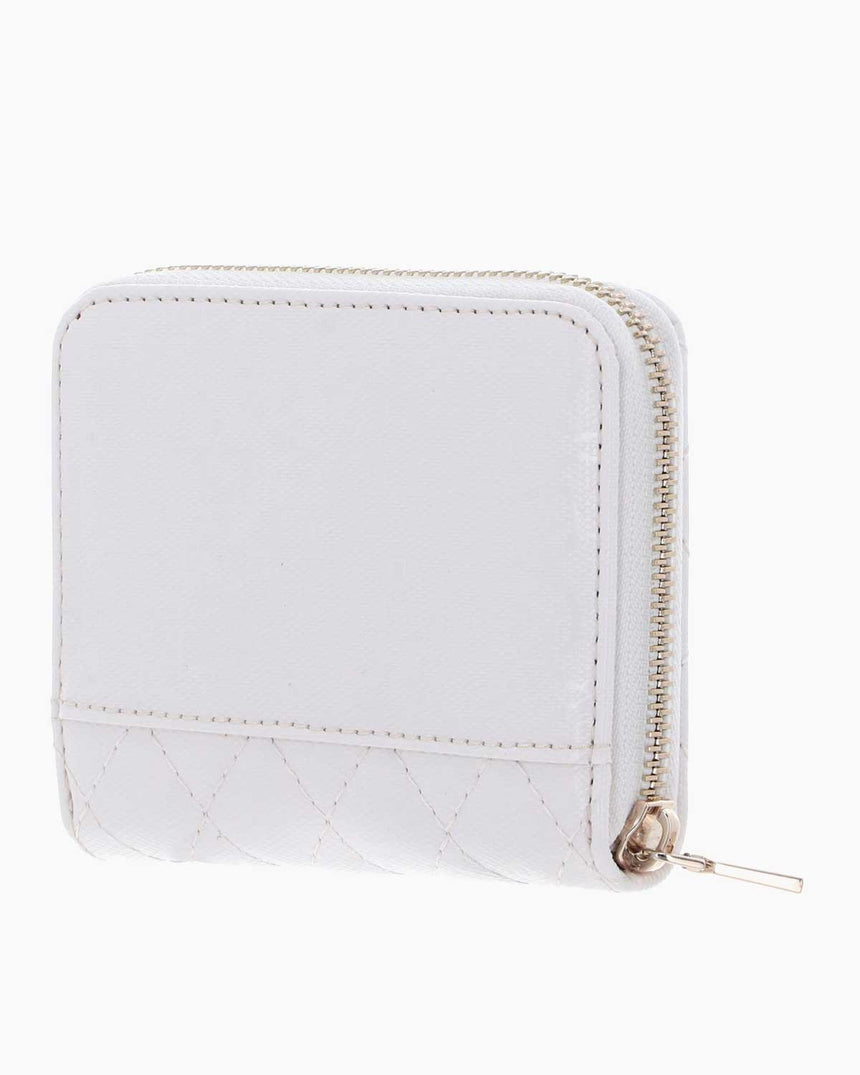 Guess Yarmilla Slg Small Zip Around Cüzdan White