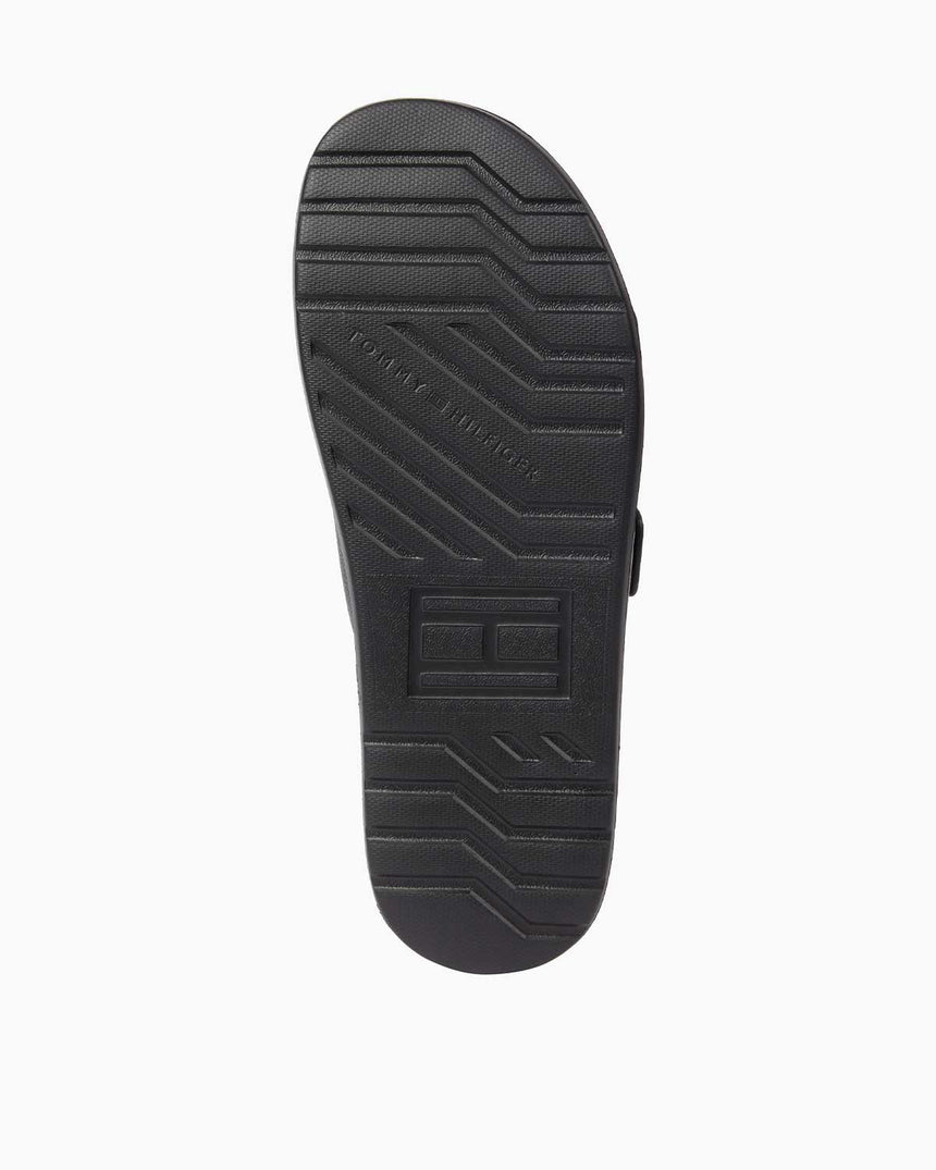 Tommy Hilfiger Density Flat Çift Bantlı Terlik Black