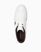 Tommy Hilfiger Heritage Logolu Sneaker White/Burgundy Velvet
