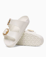 Birkenstock Arizona EVA Big Buckle Çift Bantlı Kadın Terlik Eggshell