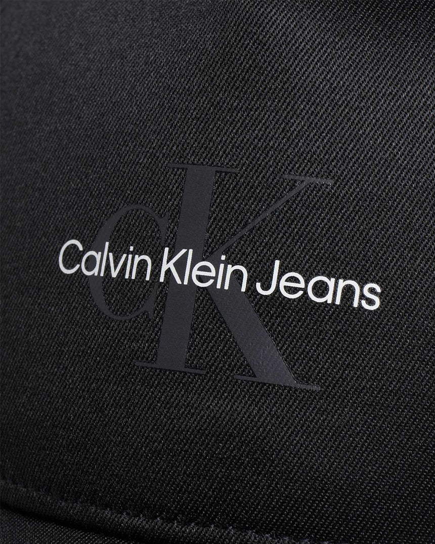 Calvin Klein Mono Logo Print Şapka Black