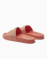 Guess Beach Slippers Stras Logolu Terlik Peach Brulee
