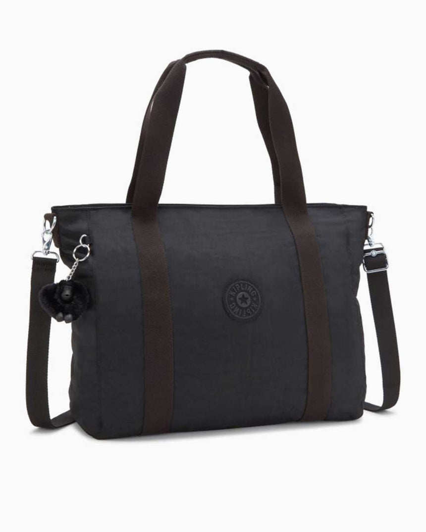 Kipling Asseni Classics Kadın Omuz Çantası Black Noir