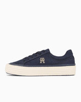 Tommy Hilfiger Linnen Low Top Sneaker Space Blue