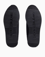 Calvin Klein Jeans Runner Sock Lace Up Sneakers Black/Bright White