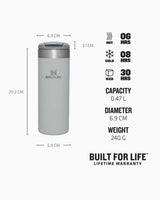 Stanley The Aerolight Transit Mug 0.47L 16oz Termos Fog Metallic