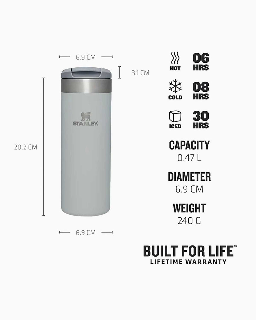 Stanley The Aerolight Transit Mug 0.47L 16oz Termos Fog Metallic