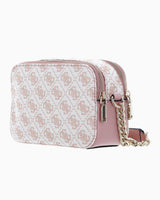 Guess Monogram Desenli Çapraz Askılı Çanta Light Rose Logo