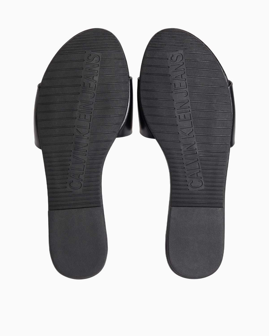 Calvin Klein Flat Slide Logolu Terlik Triple Black