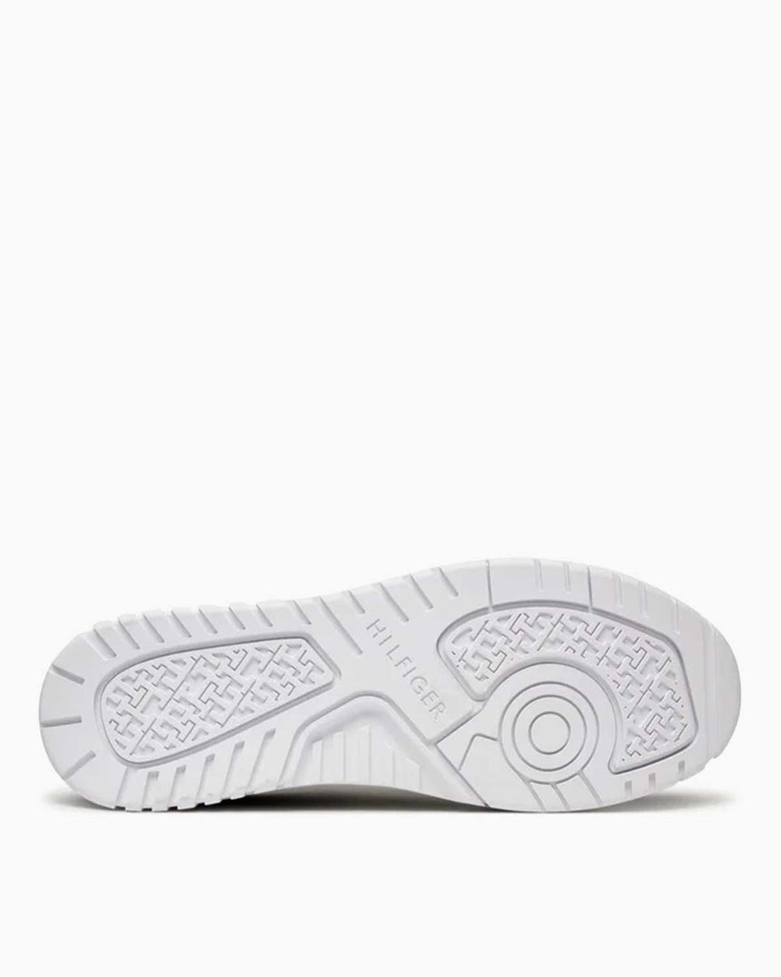 Tommy Hilfiger Deri Erkek Hafif Basketbol Sneaker Desert Sky