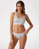 Guess Carrie Brief Logolu Külot Light Rock Heather