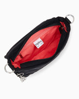 Kipling Aras Quilted Shoulder Bag Omuz Çantası Cosmic Black