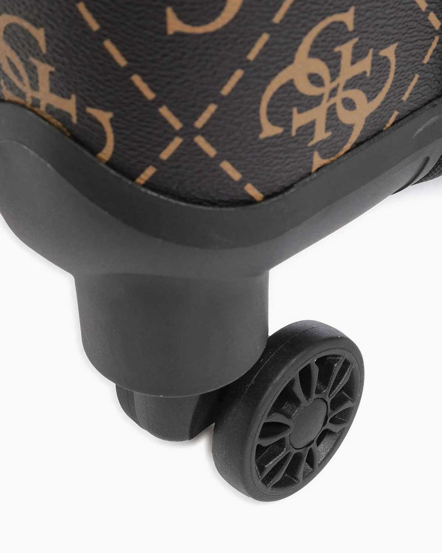 Guess Berta Travel Monogram Büyük Boy Valiz