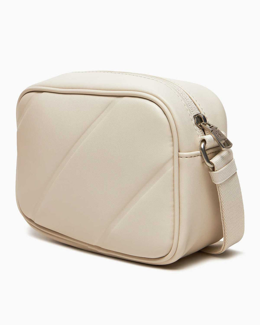 Calvin Klein Quilted Camera Bag Çapraz Askılı Çanta Beige