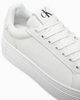 Calvin Klein Jeans Bold Platform Low Top Sneakers Triple Bright White