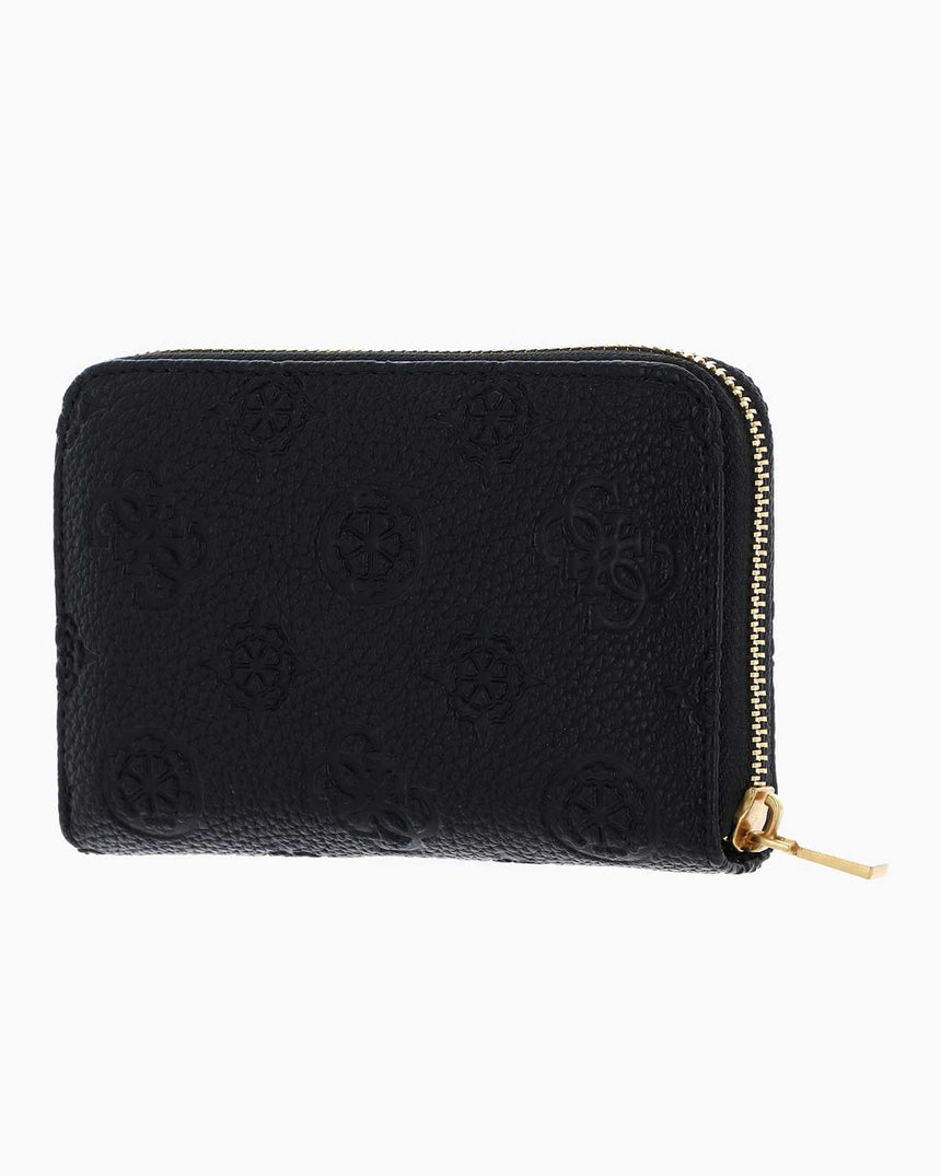Guess Peony Medium Logolu Cüzdan Black Logo