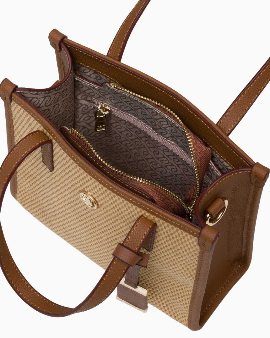 Us Polo Assn Logo Aksesuarlı El Çantası Bej - Taba