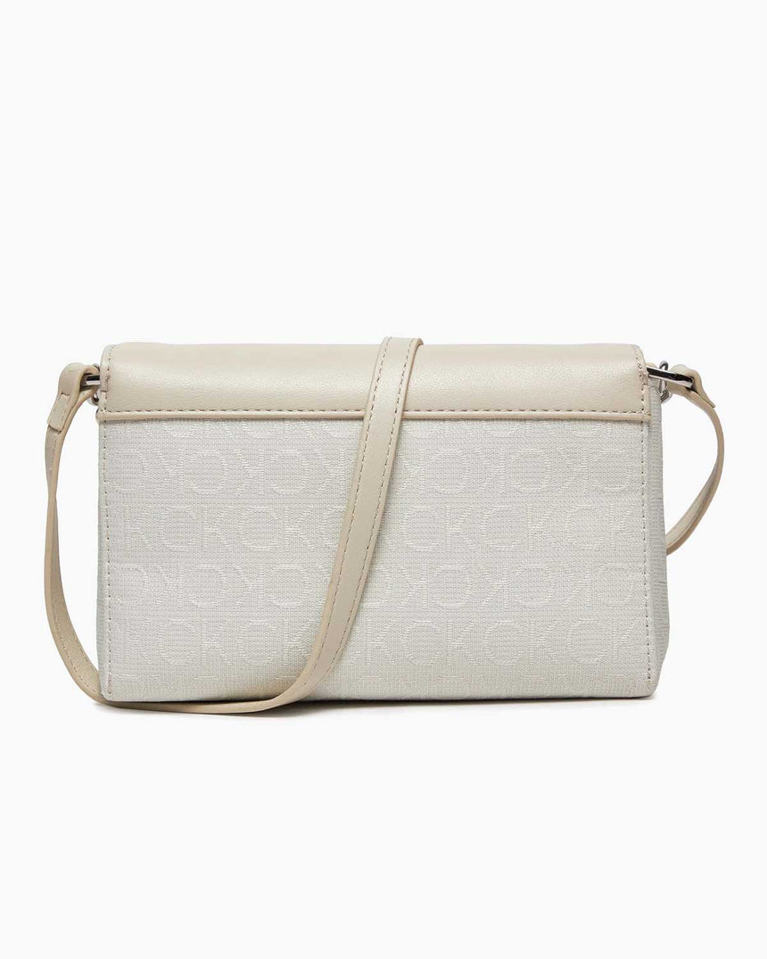 Calvin Klein Zincir Detaylı Çapraz Askılı Çanta Grey