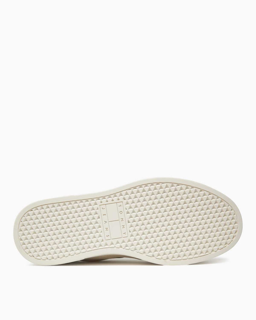 Tommy Hilfiger The Greenwich Flatform Tabanlı Kadın Sneaker Ivory/Silver