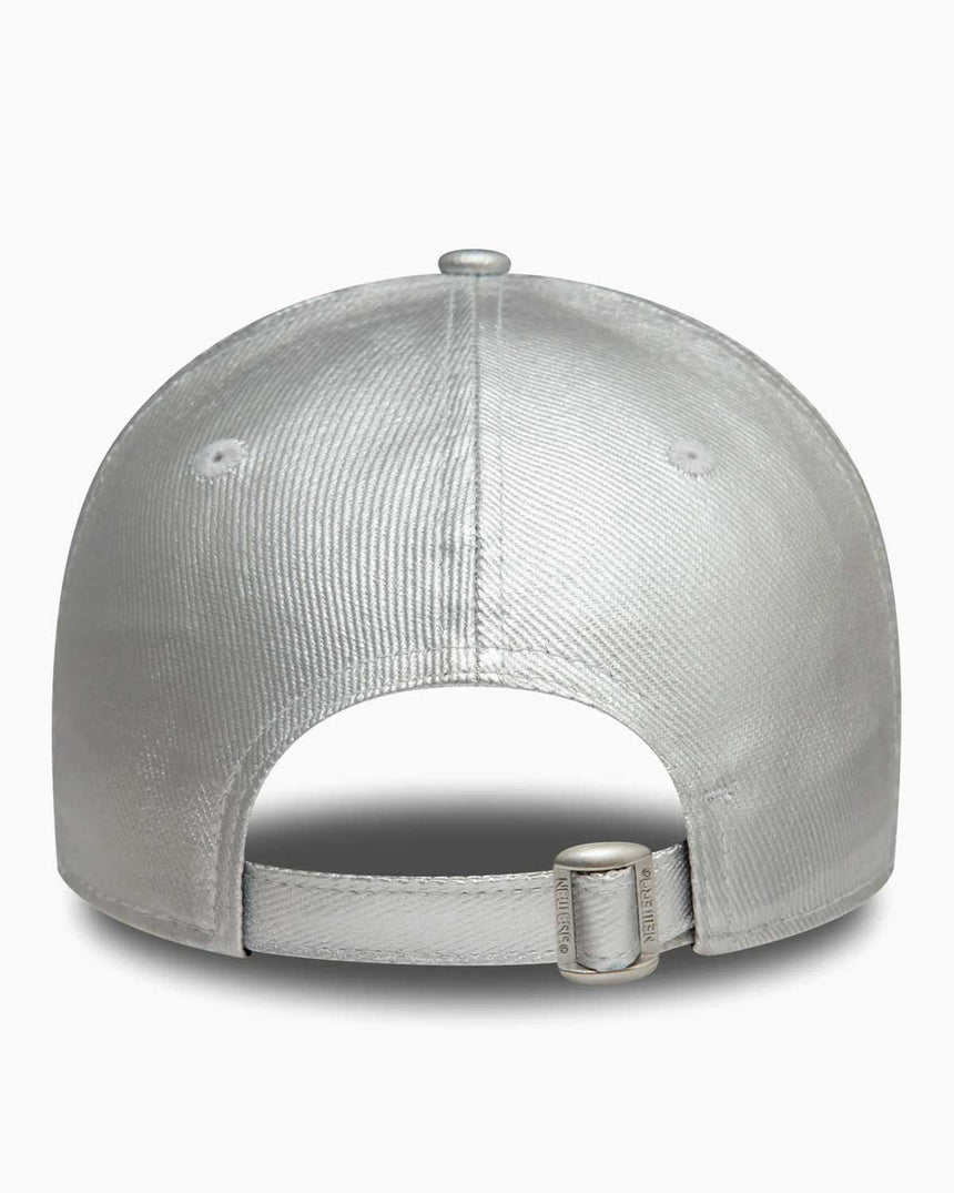 New Era Wmns Denim 9Forty Ny Şapka Gümüş