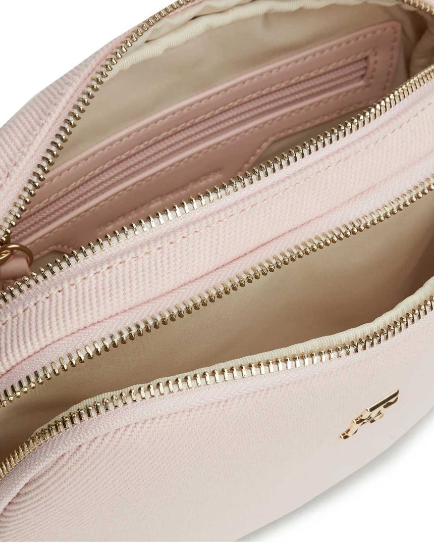 Tommy Hilfiger Poppy Canvas Crossover Çapraz Askılı Çanta Whimsy Pink