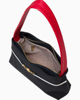 Us Polo Assn Aksesuar Detaylı Omuz Çantası Lacivert - Kırmızı - Beyaz