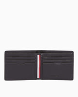 Tommy Hilfiger Th Corp Business Şerit Detaylı Cüzdan Black