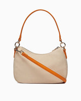Tommy Hilfiger Poppy Canvas Shoulder Bag Beige