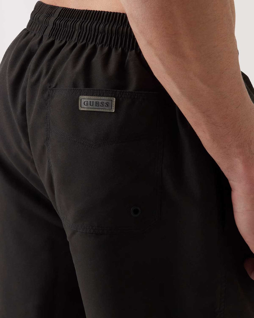Guess Swintrunk Basic Medium Şort Jet Black A996