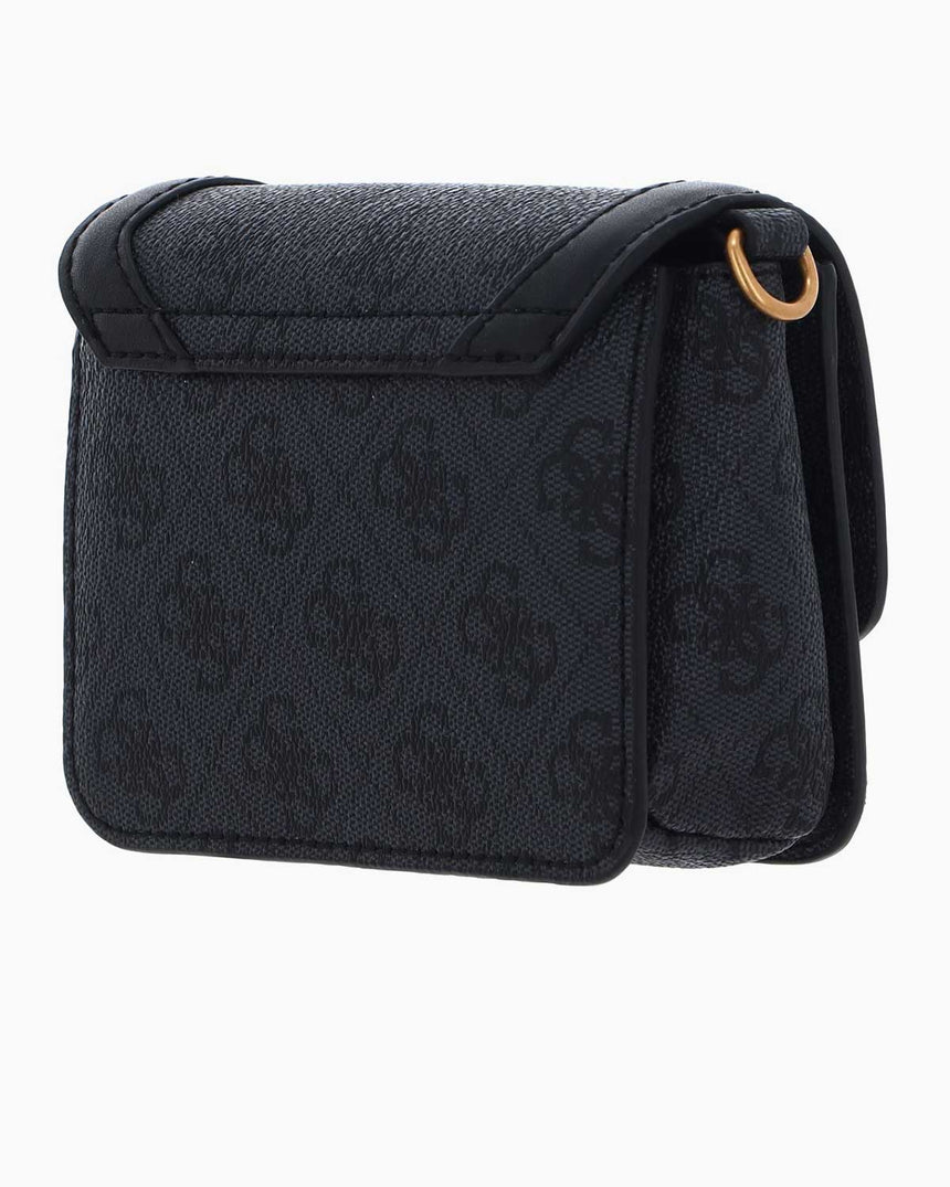 Guess Micro Mini Çapraz Askılı Çanta Coal Logo