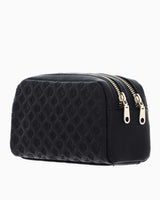 Guess Double Zip Makyaj Çantası Black