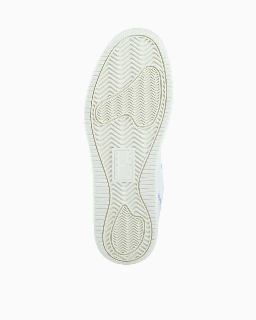 Tommy Hilfiger Meg Retro Kadın Basket Sneaker Ecru/Slushy Ice