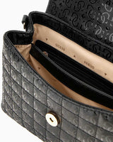 Guess Yarmilla Top Handle Logolu El Çantası Black